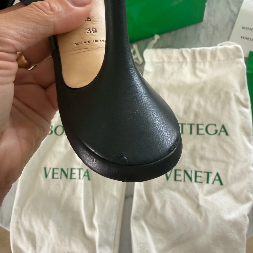 Botegga Veneta Lido Mules in Lagoon (dark green) sz 39 - Picture 9 of 10